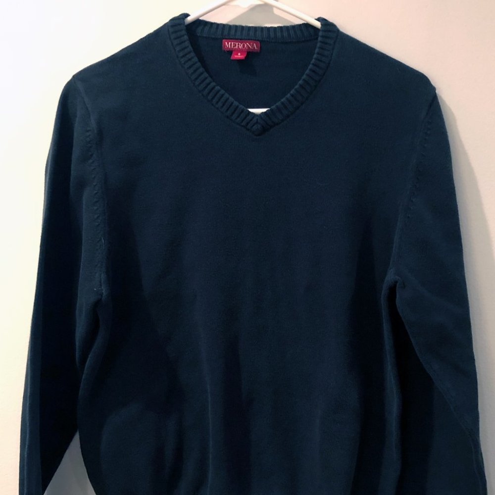 Men's Merona Black V-Neck Sweater
